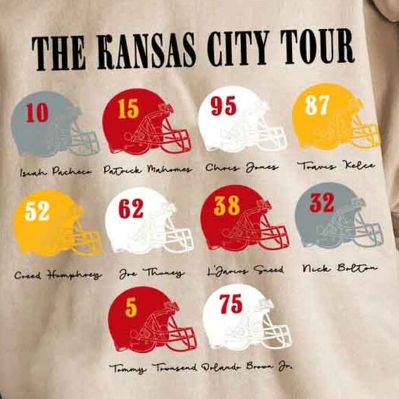 Sweatshirt Kansas City Football Sweatshirt Kansas City Football Sweatshirt 05 - Picture 2 of 5
